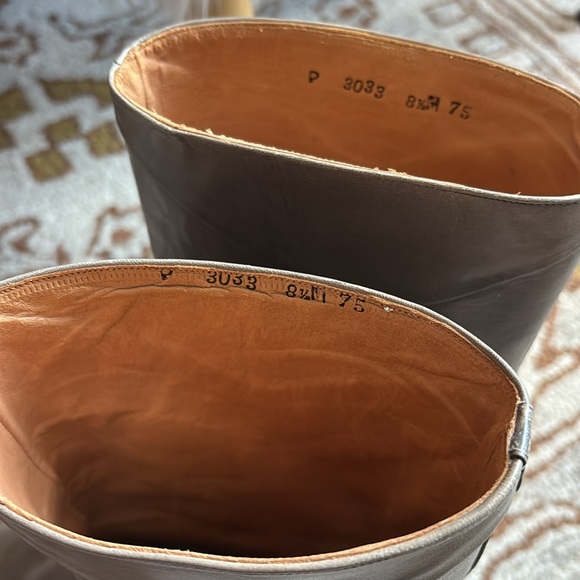 Men’s Vintage Pierre Cardin Gray Leather Boots 3033 - Picture 5 of 10